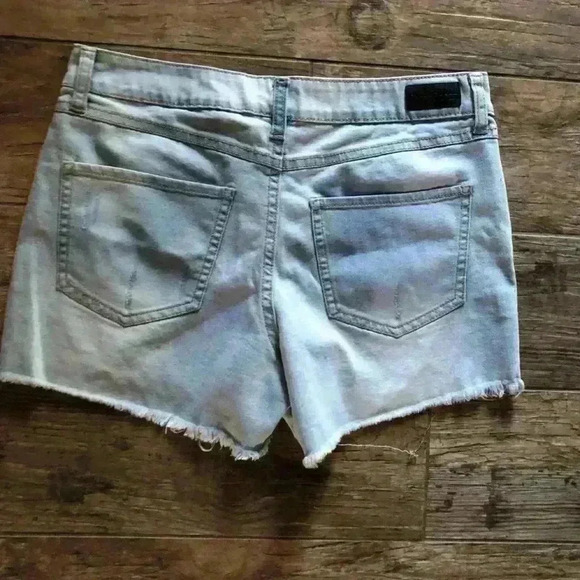 Sound Style light blue denim distressed shorts 6 - Picture 2 of 6
